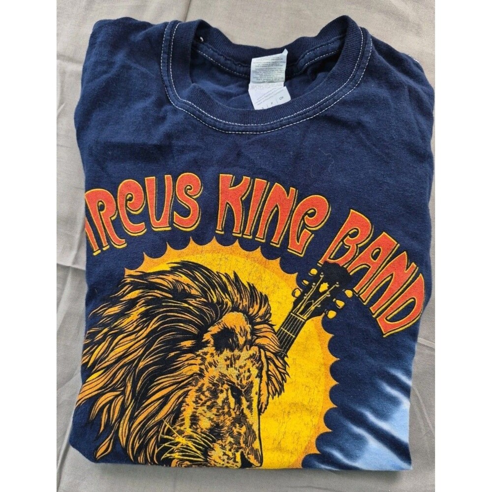 Marcus King Band Tie Dye 2018 Tour T Shirt Mens Size Small Gildan Tag Blue